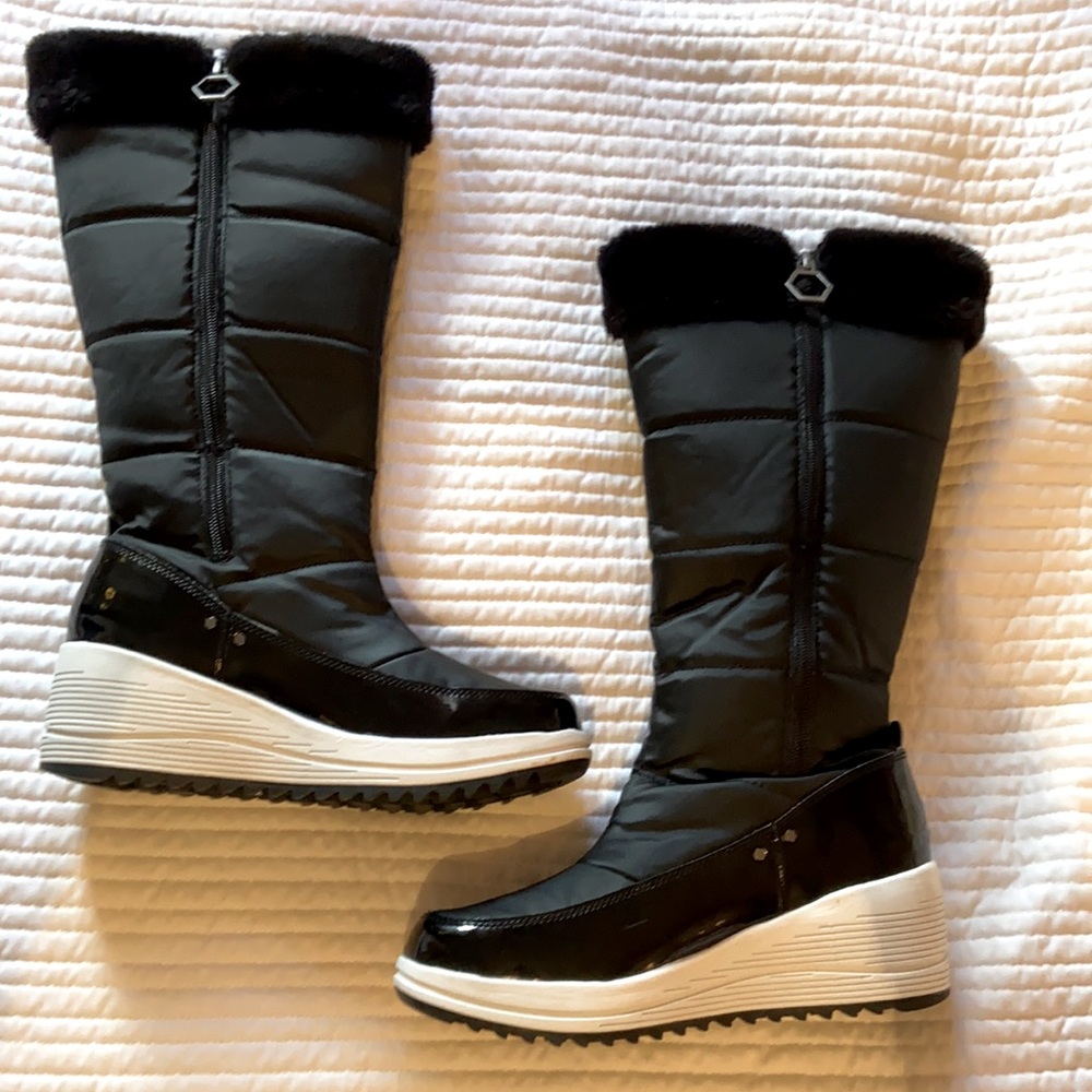 Sporto winter boots with a wedge for snow and rain!